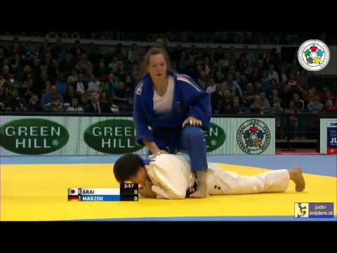 Judo 2014 Grand Prix Dusseldorf: Arai (JPN) - Marzok (GER) [-70kg] bronze