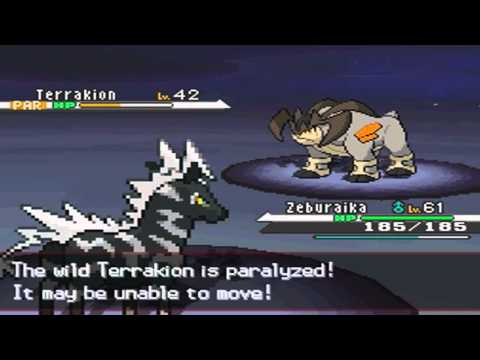 Pokemon Black & White Walkthrough Ep. 50: Terrakion The Bull