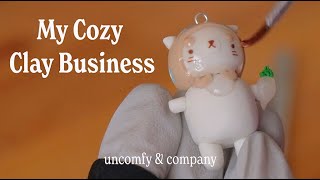 My Cozy Clay Business: Polymer Clay Process + Moving Out ✿ Studio Vlog