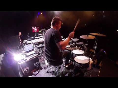 KJ Sawka live at UK Drum Show playing 'Rising Sun'