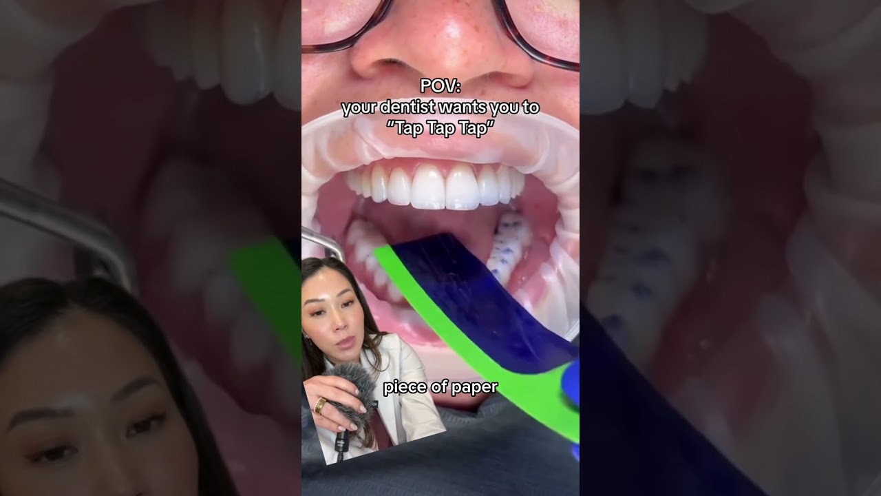 What’s that blue paper you bite on at the dentist? #carbonpaper #dentist #dentalwork #cavities