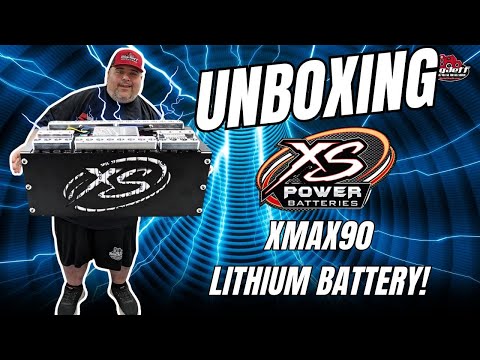 XS Power XMAX90 High Output Lithium Battery UNBOXING by Big Jeff Audio