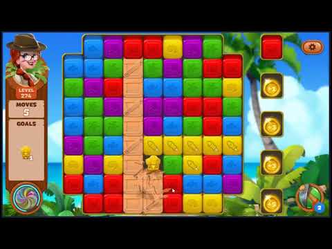 Lost Island Blast Adventure Level 274 - NO BOOSTERS 🏝️ | SKILLGAMING ✔️