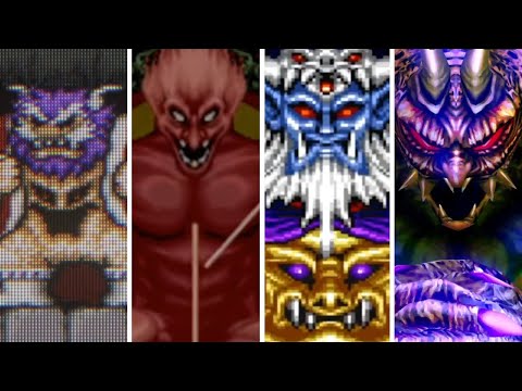 All Ghosts 'n Goblins Mainline Final Boss Fights - No Damage & Endings