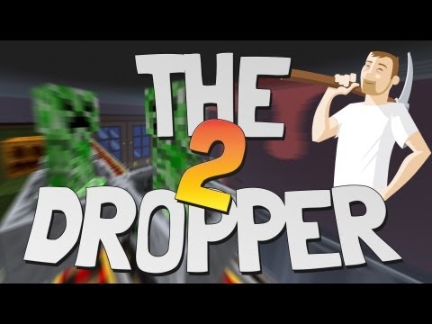 Minecraft - The Dropper 2 Part 2: ALL ABOARD THE CREEPER TRAIN!