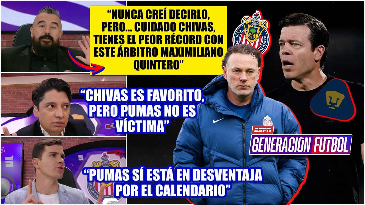 ¡ATENCIÓN a la ADVERTENCIA! CHIVAS debería estar PREOCUPADO por la visita de PUMAS | Generación F