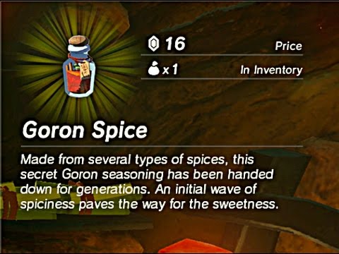 Goron Spice Location | Legend of Zelda: Breath of the Wild