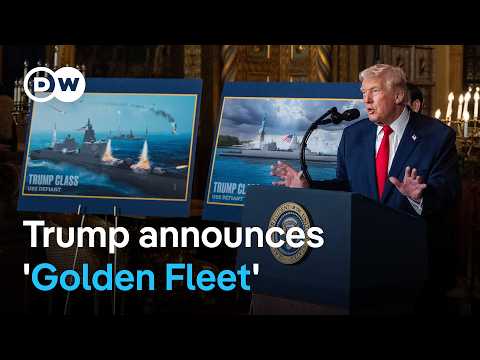 Donald Trump unveils new naval initiative to build "Trump class" battleships | DW News