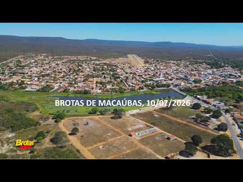 VÍDEO AÉREO DE BROTAS DE MACAÚBAS - JULHO DE 2026