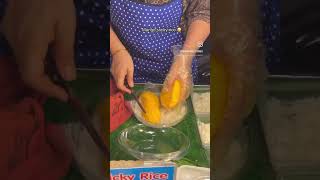 Best desert in Thailand 🇹🇭 mango sticky rice 😅 #phuket