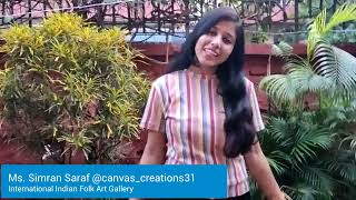 How to Sell Indian Folk Art Tutorials and Artwork Online For FREE?,  Simran Saraf, IIFAG