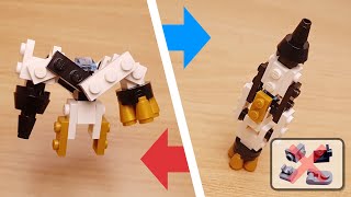 Mini LEGO space rocket transformer robot Rocket Cero!