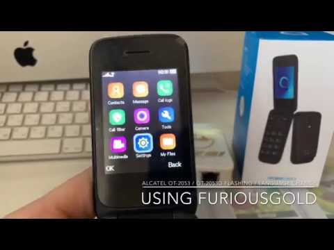 ALCATEL OT-2053X / OT-2053D FLASH AND LANGUAGE CHANGE