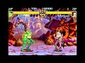 Merman Rikuo Vs Morrigan Hardest AI Darkstalkers