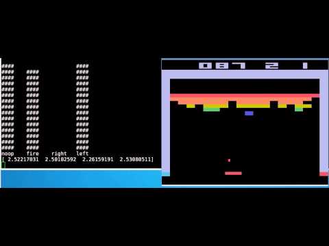 Deep Reinforcement Learning with Double Q-learning visualization