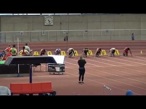 60m Finale der männlichen Jugend U20 - Bayerische Hallenmeisterschaften 2024