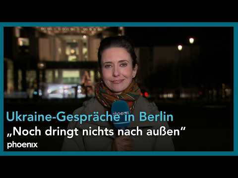 Schaltgespräch mit Katharina Kühn (phoenix-Reporterin) zum Ukraine-Treffen in Berlin