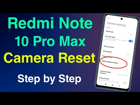 How to Reset Camera in Redmi Note 10 Pro Max | Redmi Note 10 Pro Max Camera Reset Kaise Kare