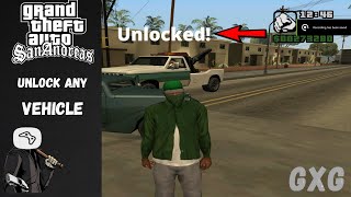 GTA San Andreas How to unlock any locked vehicle l new method 2021 #GTA #SANANDREAS l 1080p HD! l