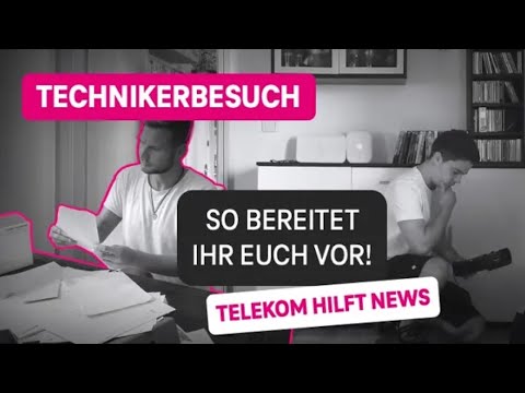 Wie bereite ich mich auf einen Technikerbesuch der Telekom vor?