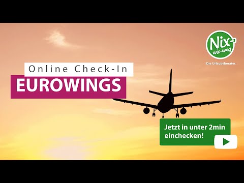 Eurowings Online Check-in – Check in conveniently and quickly online