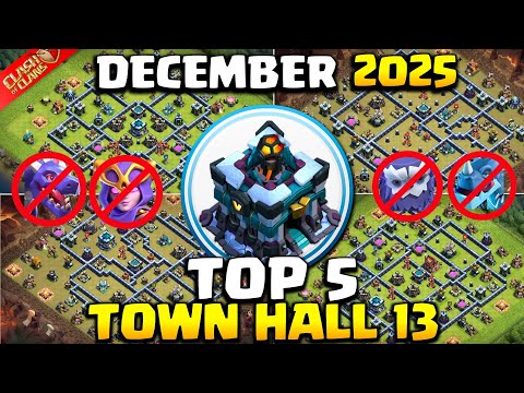 TOP 5! NEW BEST Town Hall 13 (TH13) Base Layout + Link 2025 | TH13 War/Trophy Base | Clash of Clans 