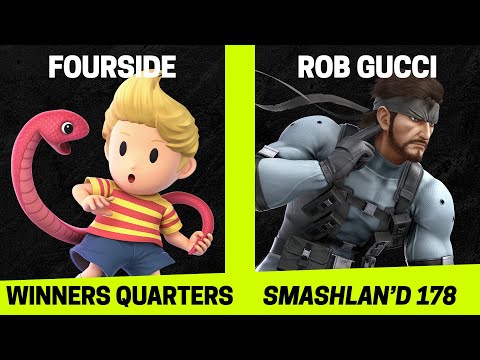 SmashLAN'd 178 Winners Quarters - fourside vs Rob Gucci - SSBU Smash Ultimate Tournament