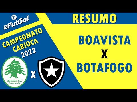 BOAVISTA 1 x 1 BOTAFOGO PELA 1ª RODADA DO CAMPEONATO CARIOCA 2022