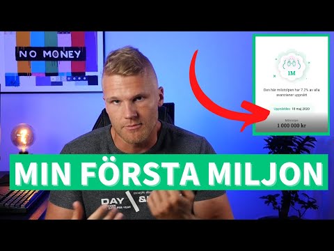 MIN FÖRSTA MILJON PÅ BÖRSEN: Mina tips till hur du kan nå miljonen!