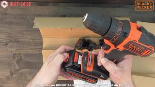 Unboxing Black & Decker BDCDD186-QW 18 Volt Cordless Drill 2.0 Ah Battery - Bob The Tool Man