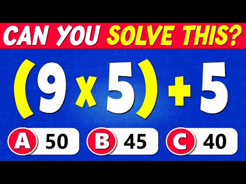 Can You Pass This Grade 6 Math Quiz? ➕➖ (Easy to IMPOSSIBLE) ✖️➗🧠