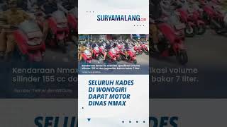 VIDEO Viral Seluruh Kades di Wonogiri Dapat Motor Dinas Baru NMAX