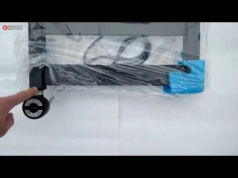 Terma VIVO - электрический полотенцесушитель в черном матовом цвете RAL 9005 mat