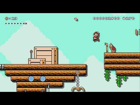 Bowser Jr's Airship Parade by M3meM4chin ~ World Record! - Super Mario Maker 2 - No Commentary 1bx