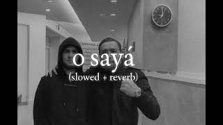 O SAYA ( SLOWED + REVERB) ll BGM ll SLUM DOG MILLIONAIRE