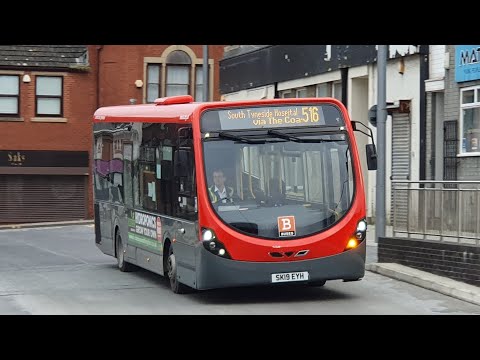 Journey on Route 516 | SK19EYH - Gateshead Central: Wright StreetLite DF