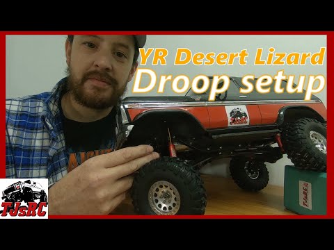 Yeah Racing Desert Lizard shocks - How to Setup & tune to run droop