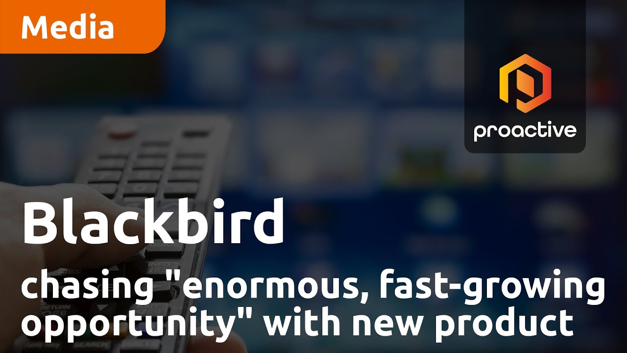 Blackbird chasing "enormous, fast-growing opportunity" with new product