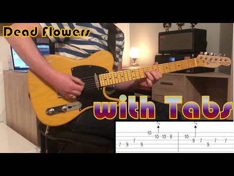 The Rolling Stones - Dead Flowers Guitar Solo (with Tabs) #easy #guitar #lead #solo