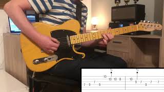 The Rolling Stones - Dead Flowers Guitar Solo (with Tabs) #easy #guitar #lead #solo
