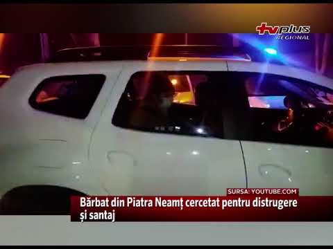 Bărbat din Piatra Neamț cercetat pentru distrugere și șantaj