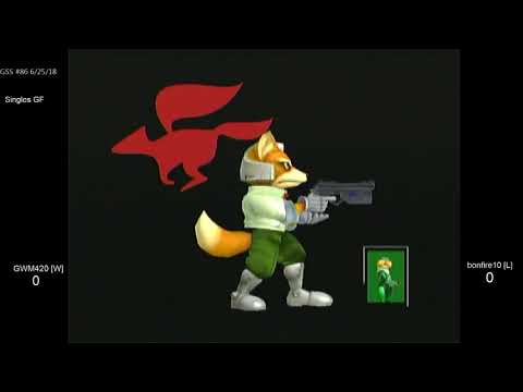 GSS 86 SSBM - GWM420 [W] (Fox) vs. bonfire10 [L] (Sheik) - Melee GF