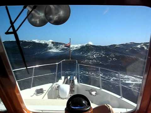 Surfing on a Nordhavn 57