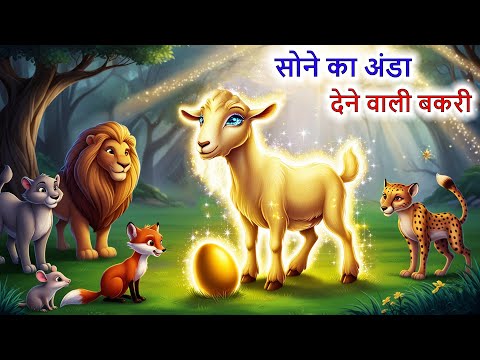 सोने का अंडा देने वाली बकरी | SONE KA ANDA DENE WALI BAKRI | BAKRI KI KAHANI | JUNGLE KI KAHANI