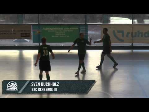 BSC Rehberge III - VfB Friedrichshain III (Halbfinale, Hallenturnier der Unteren) | SPREEKICK.TV