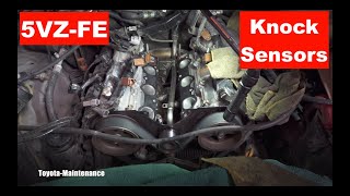 Toyota 5VZ-FE Knock Sensor Location