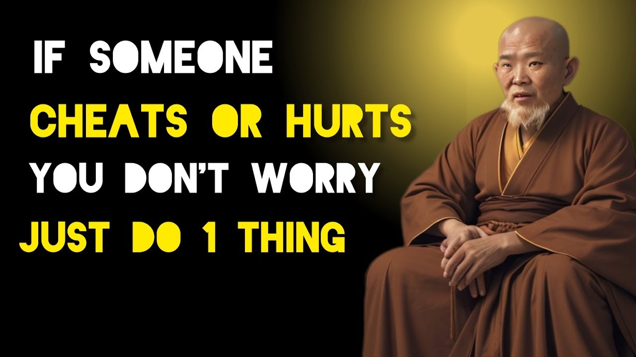 If Someone Cheats Or Hurts You Don't Worry Just Do 1 Thing - Zen And Buddhist Teachings.