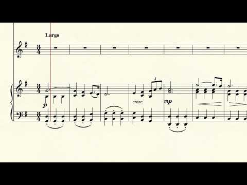 Accompaniment: Ombra mai fu (Largo) in G from Opera Xerxes(Serse) - Handel