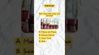 Download lagu Dari mana alat musik tifa berasal? #kuis #kuiskilat #yearofyou #shorts mp3
