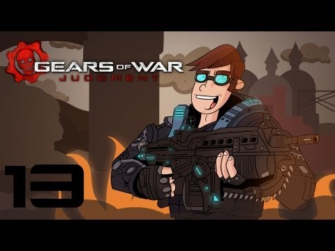 Gears of War Judgment Campaign Gameplay / Walkthrough w/ SSoHPKC Part 13 - Worst AI Ever